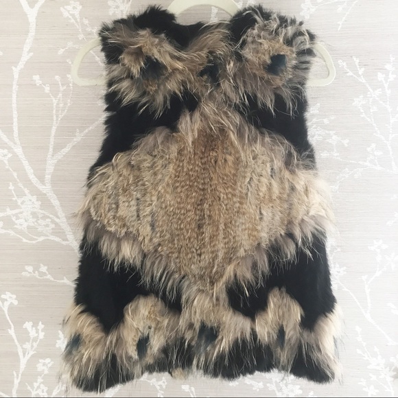 SOLD - JOCELYN 100% Real Fur Vest - Picture 2 of 3